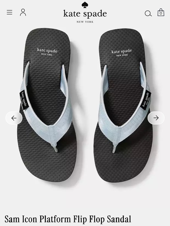kate spade Shoes - kate spade Black and light blue Tone Casual Sport Sandals Sam icon platform